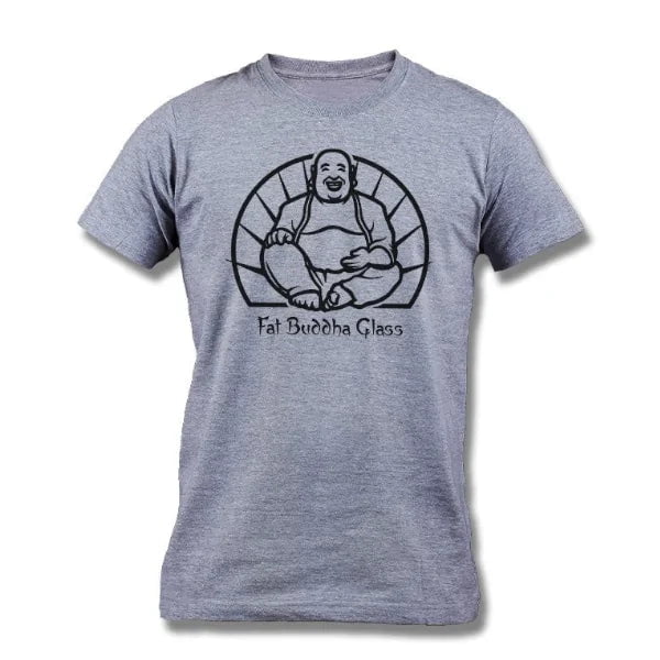 Fat Buddha Glass Grey T Shirt