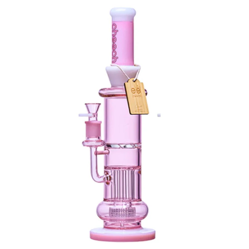 Cheech Glass Pink Cheech Showerhead Bong