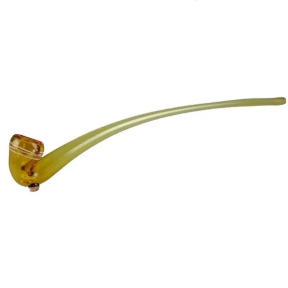 Fat Buddha Glass Pipe Amber Wizard Glass Pipe