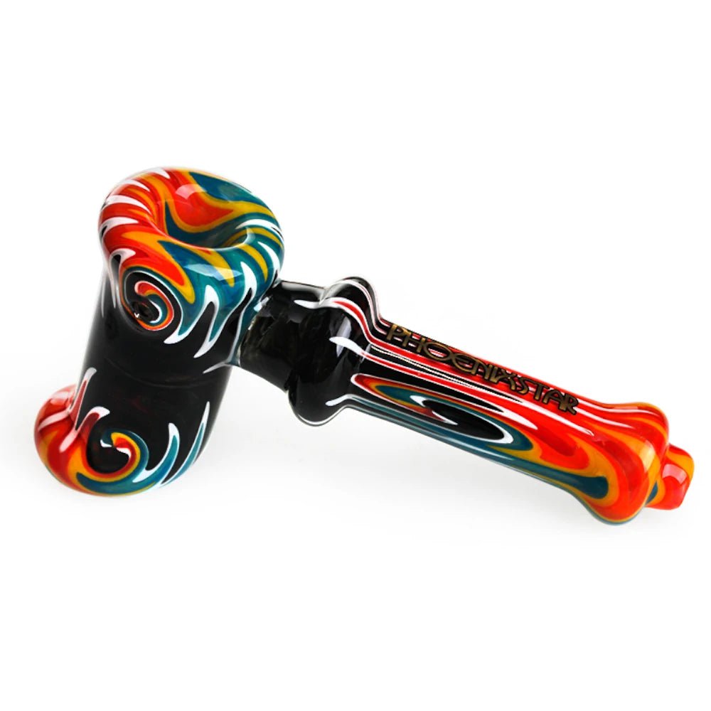 Phoenix Pipe Black Wig Wag Hammer Pipe