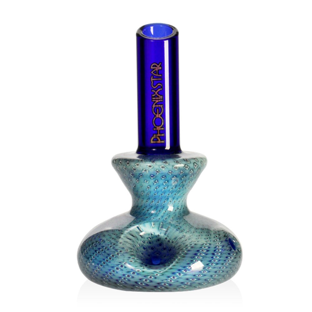 Phoenix Pipe Blue Bubble Trap Fumed Pipe
