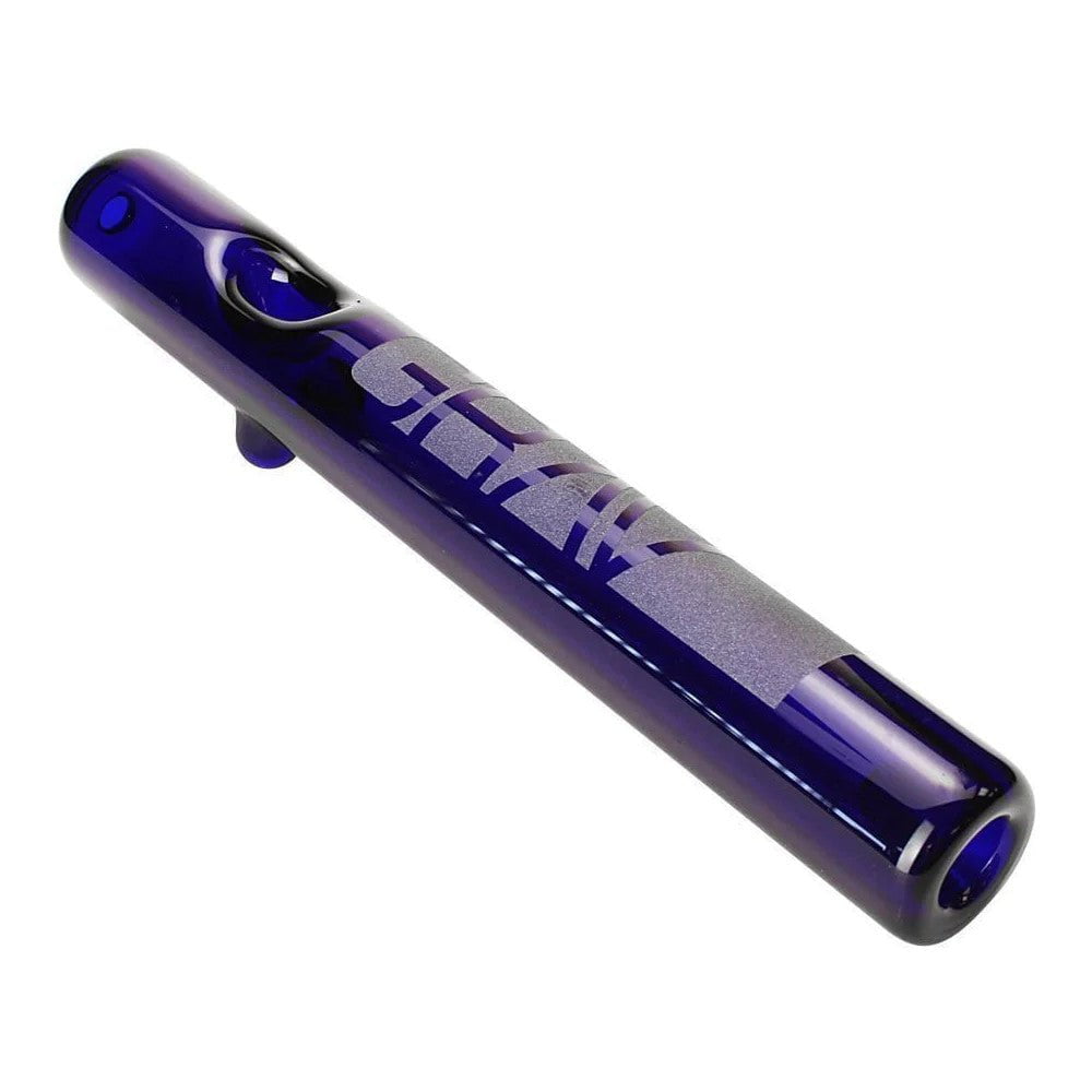 Grav Pipe Blue Etched Steamroller Pipe