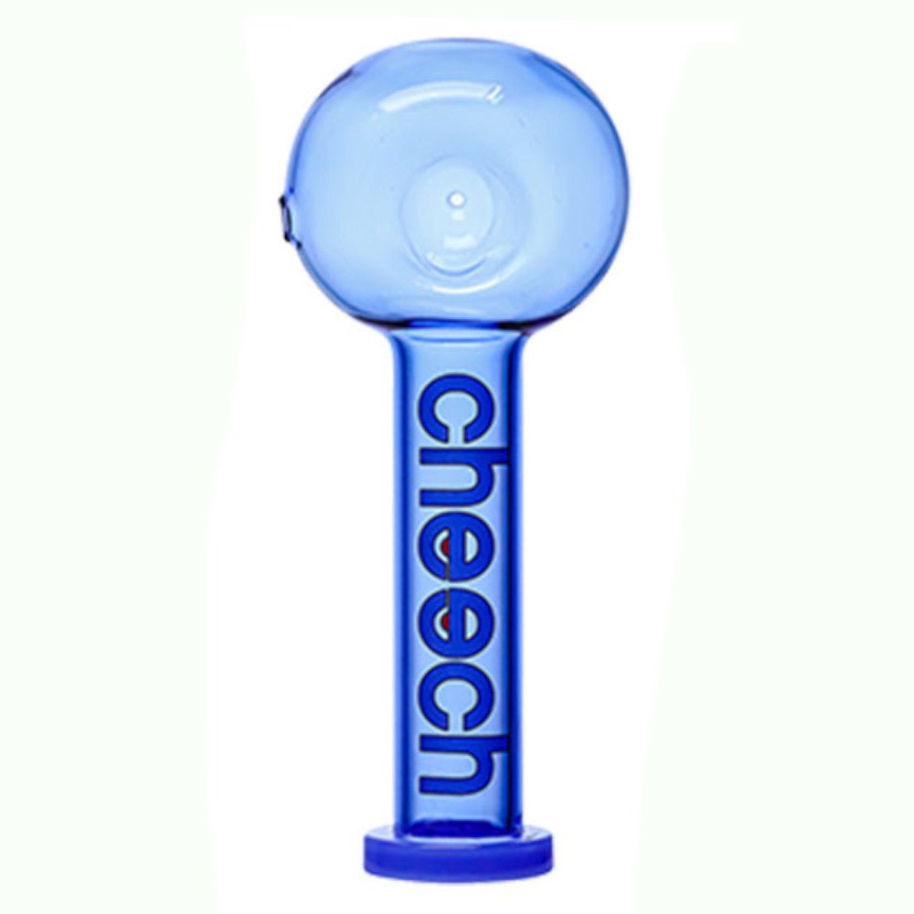 Cheech Glass Pipe Blue Huge Spoon Pipe