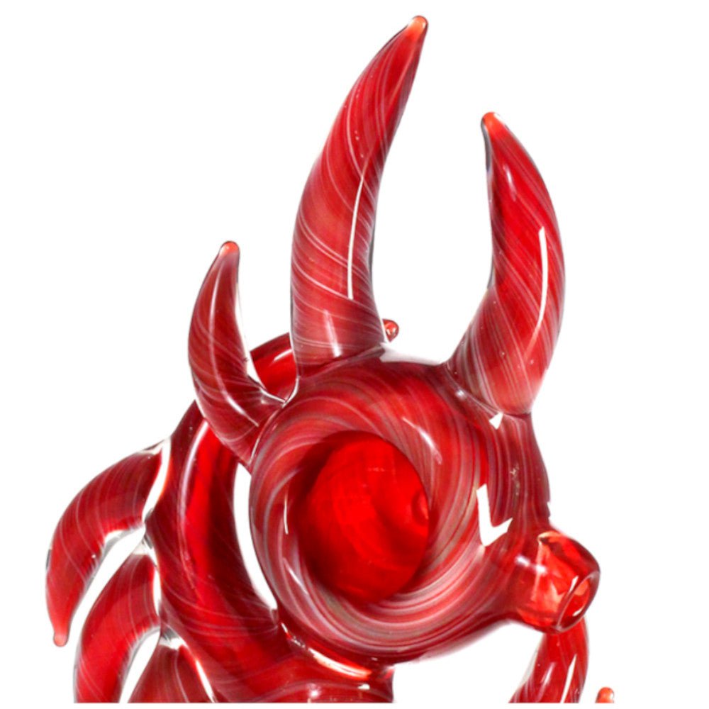 Fat Buddha Glass Pipe Crimson Dragon Pipe