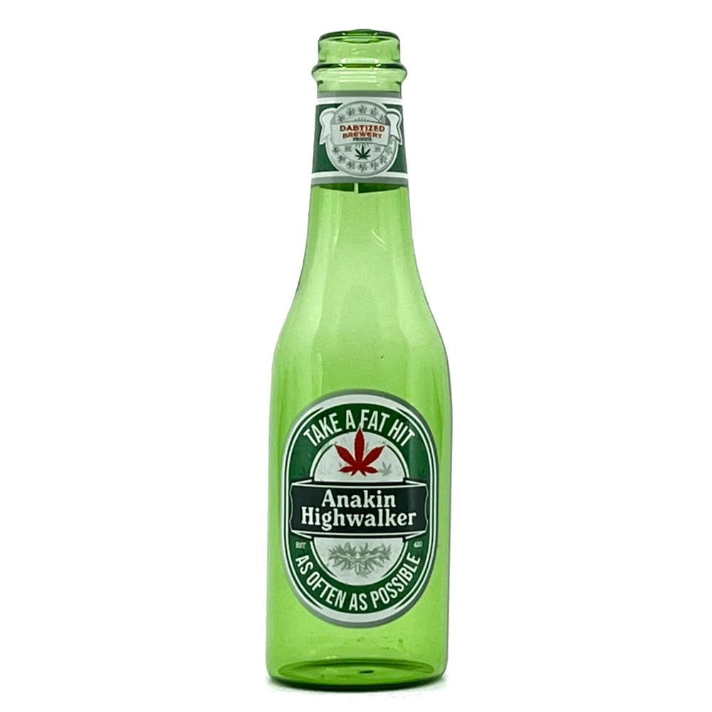 Fat Buddha Glass Pipe Dabtized Beer Glass Pipe