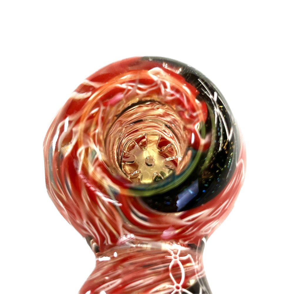Fat Buddha Glass Pipe Dichroic Built In Screen Pipe