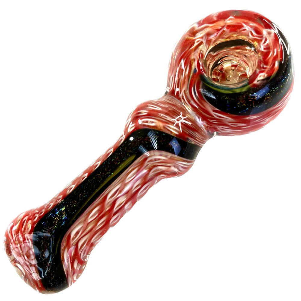 Fat Buddha Glass Pipe Dichroic Built In Screen Pipe