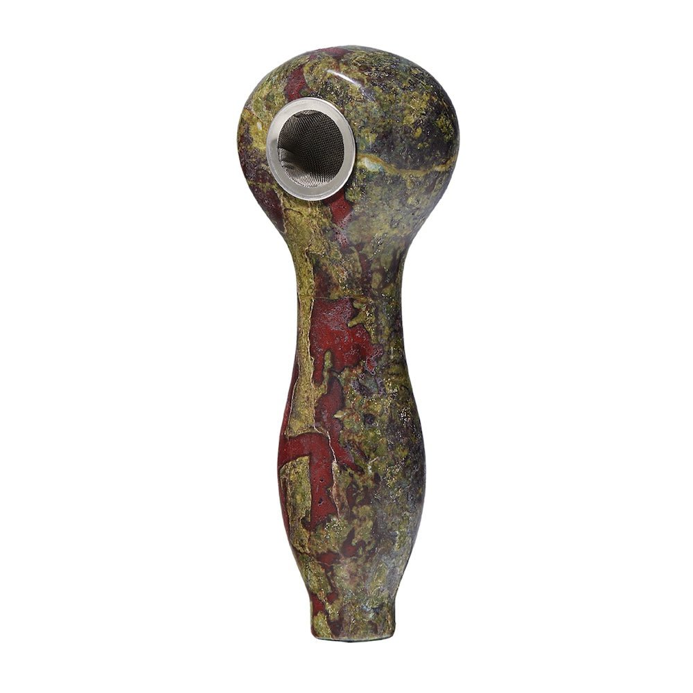 Astral Project Pipe Dragon's Blood Gemstone Spoon Pipe