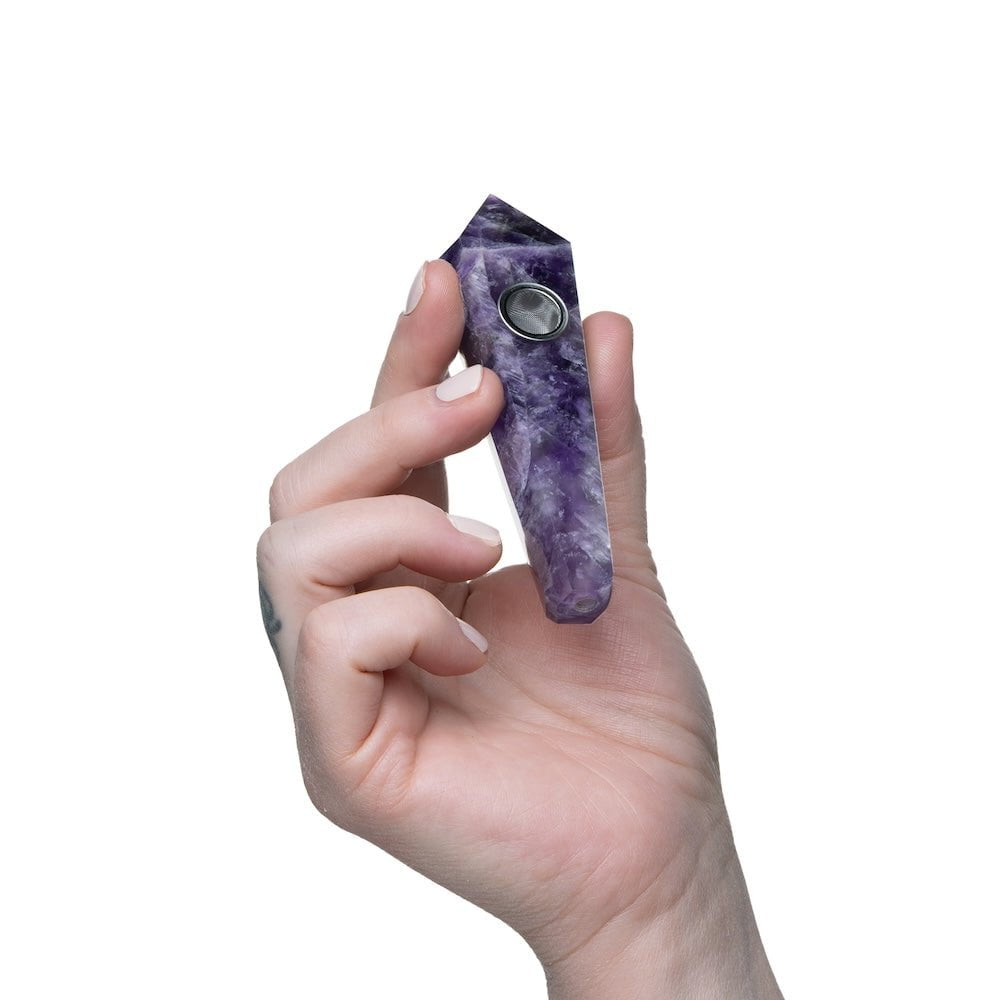 Astral Project Pipe Gemstone Jewel Pipe