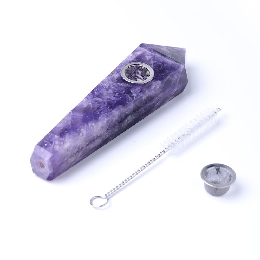 Astral Project Pipe Gemstone Jewel Pipe