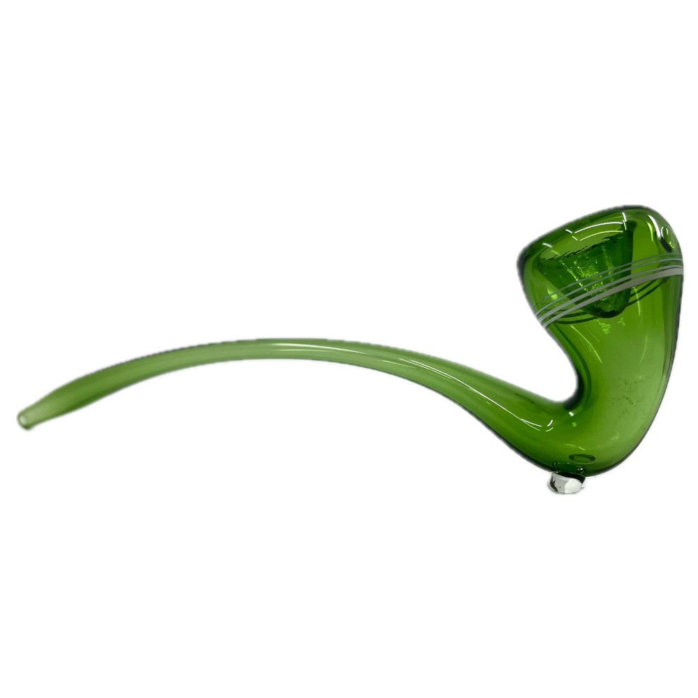Fat Buddha Glass Pipe Green Arc Gandalf Pipe