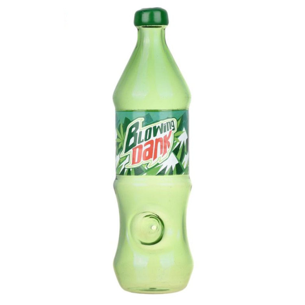 Fat Buddha Glass Pipe Green Soda Buds Glass Pipe