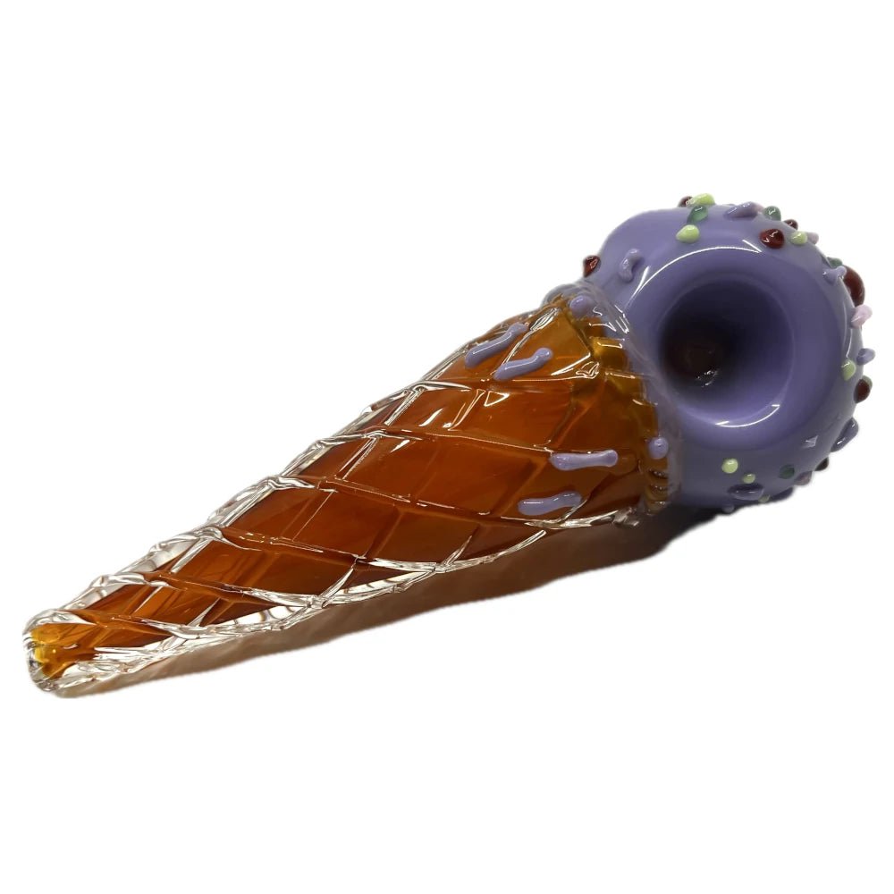 Fat Buddha Glass PIpe Ice Cream Hand Pipe