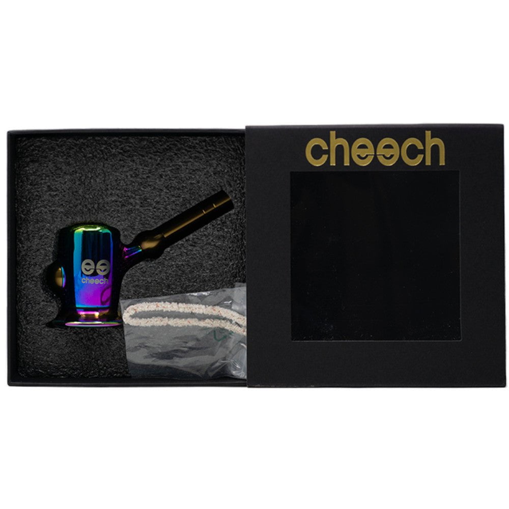 Cheech Glass Pipe Metal Wrapped Mini Bubbler