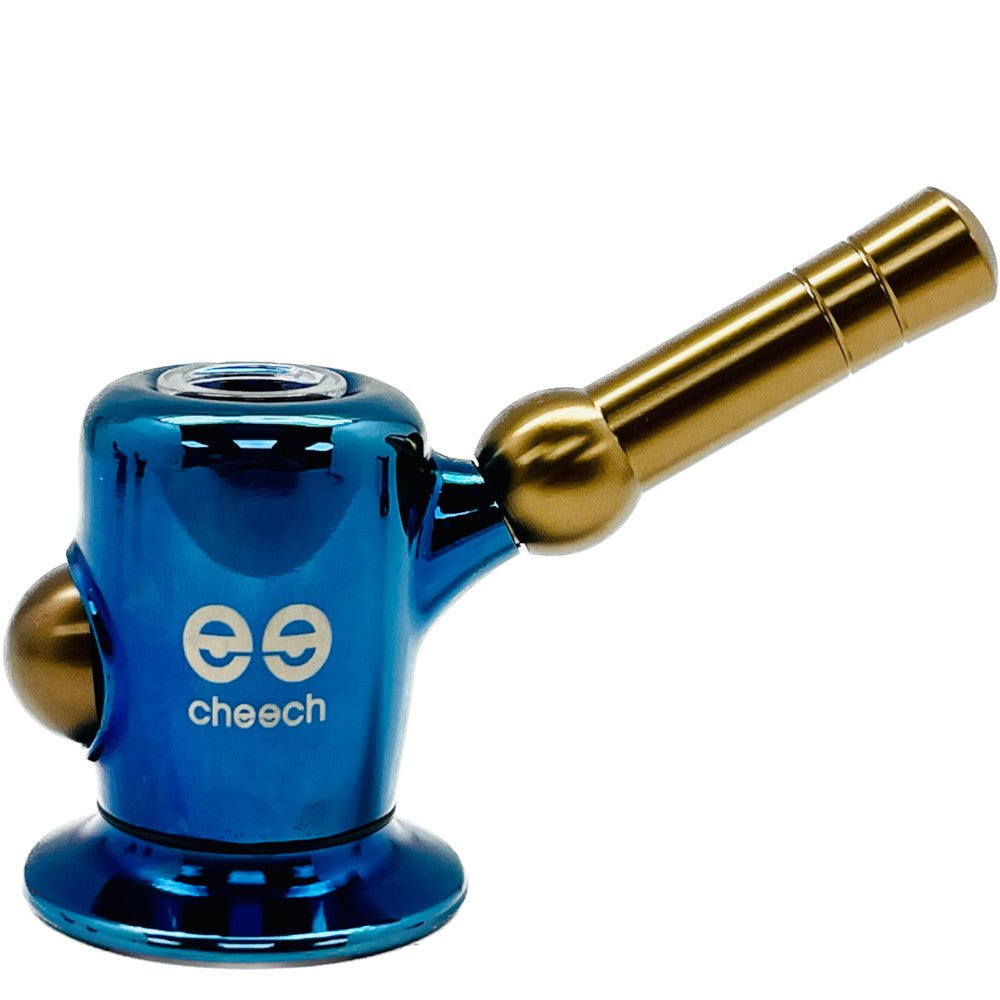 Cheech Glass Pipe Metal Wrapped Mini Bubbler