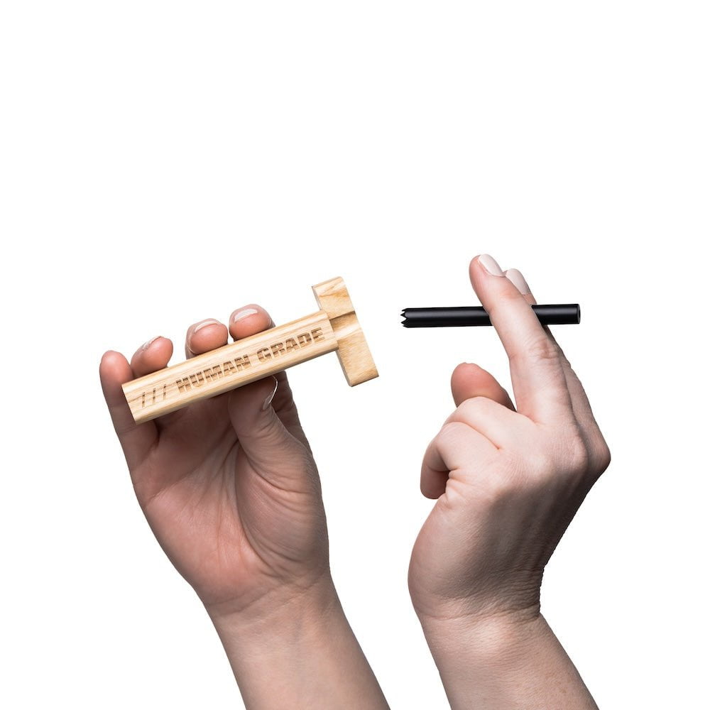 Human Grade PIpe Natural Wood Dugout