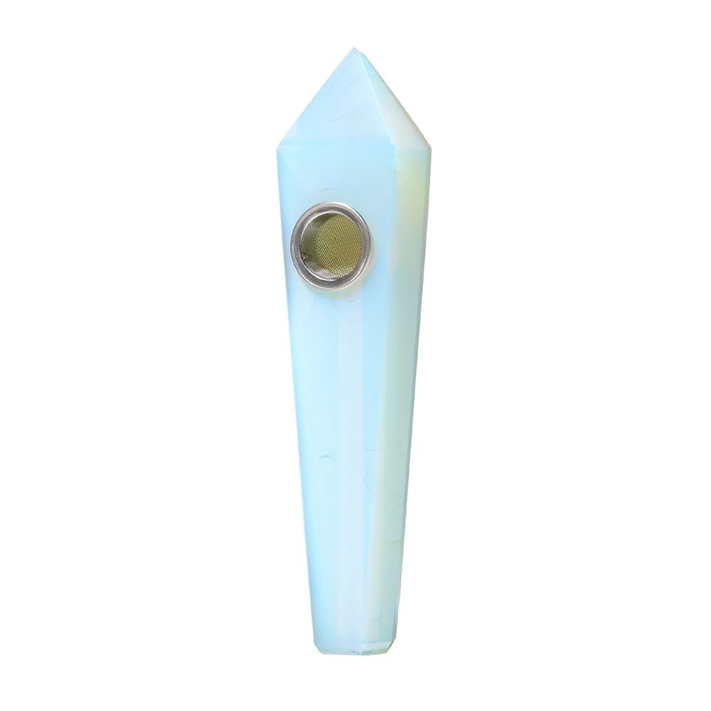Astral Project Pipe Opalite Gemstone Jewel Pipe