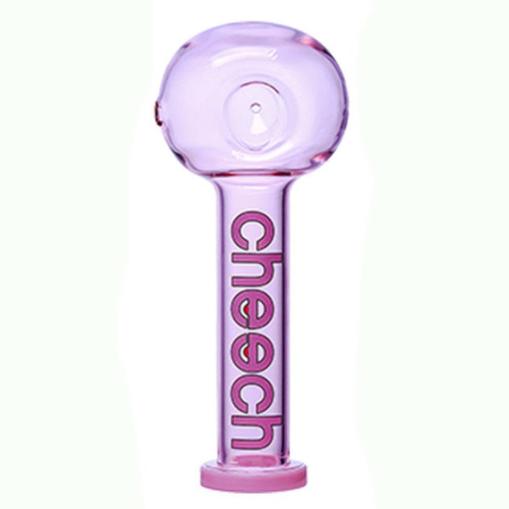 Cheech Glass Pipe Pink Huge Spoon Pipe
