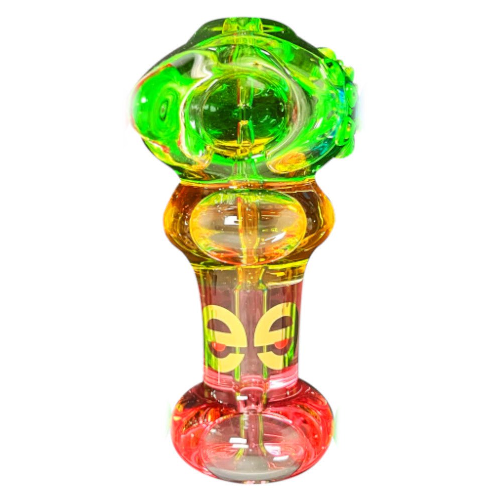 Cheech Glass Pipe Pink Triple Glycerin Freeze Pipe