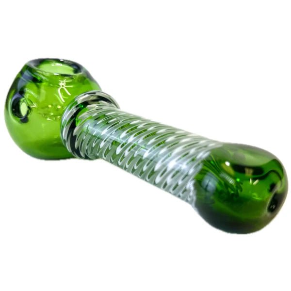 Fat Buddha Glass Pipe Raked Built In Screen Pipe
