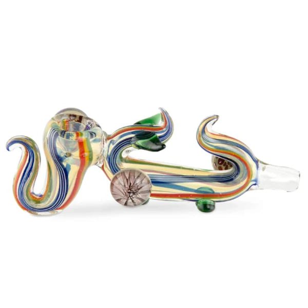 Fat Buddha Glass Pipe Rasta Hammer Weed Pipe