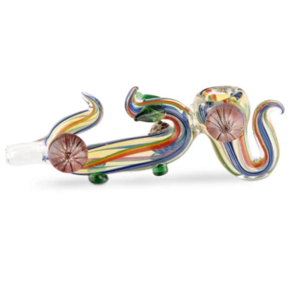 Fat Buddha Glass Pipe Rasta Hammer Weed Pipe