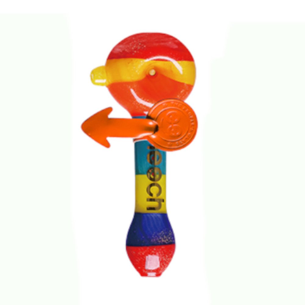 Cheech Glass Pipe Rasta Pipe Container Case