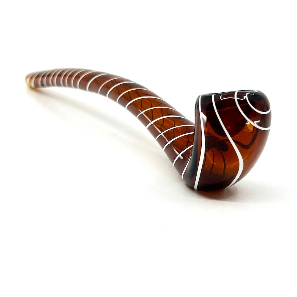 Fat Buddha Glass Pipe Spiral Cane Gandalf Pipe