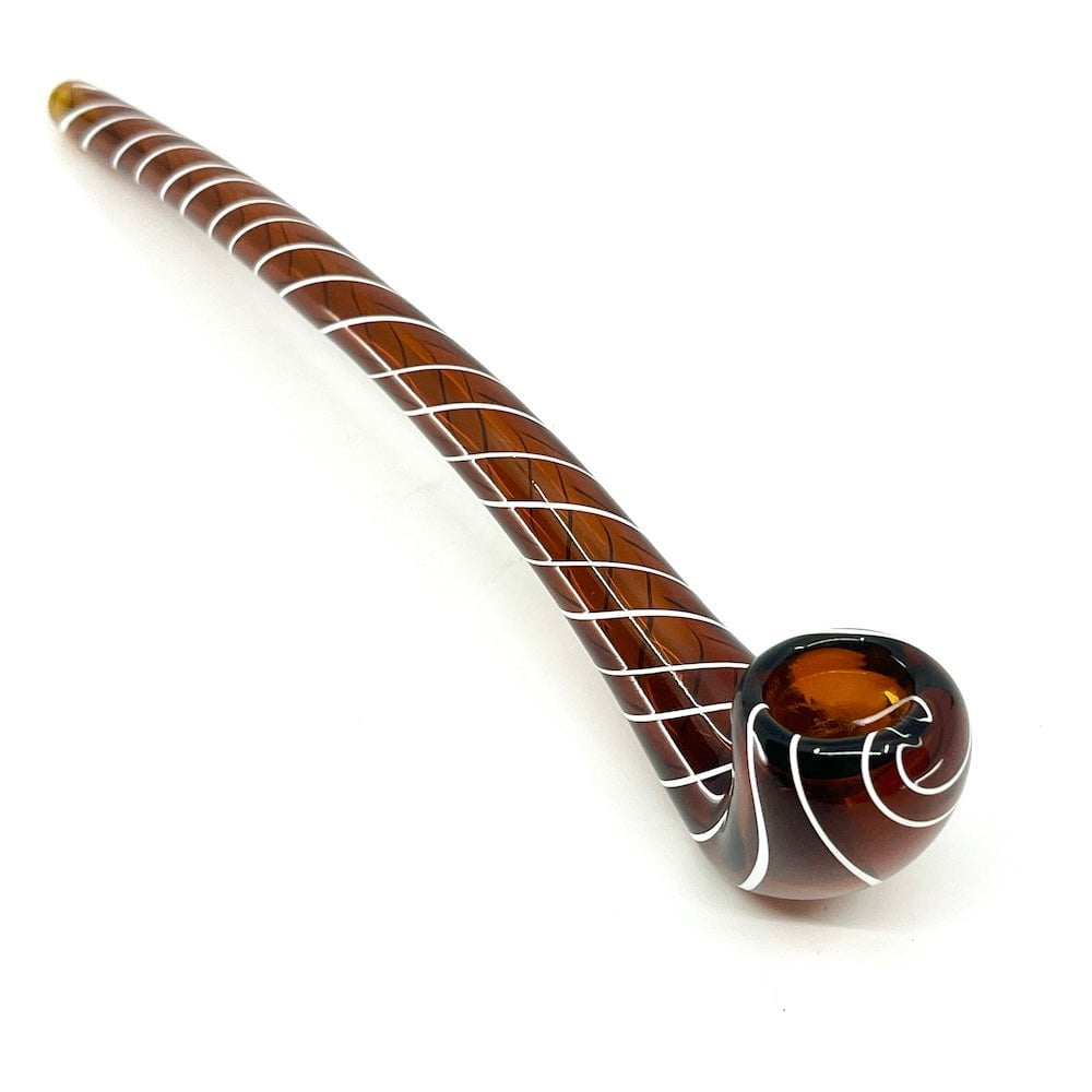 Fat Buddha Glass Pipe Spiral Cane Gandalf Pipe