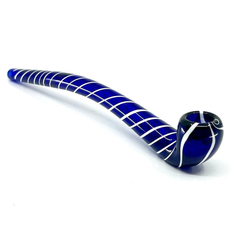 Fat Buddha Glass Pipe Spiral Cane Gandalf Pipe