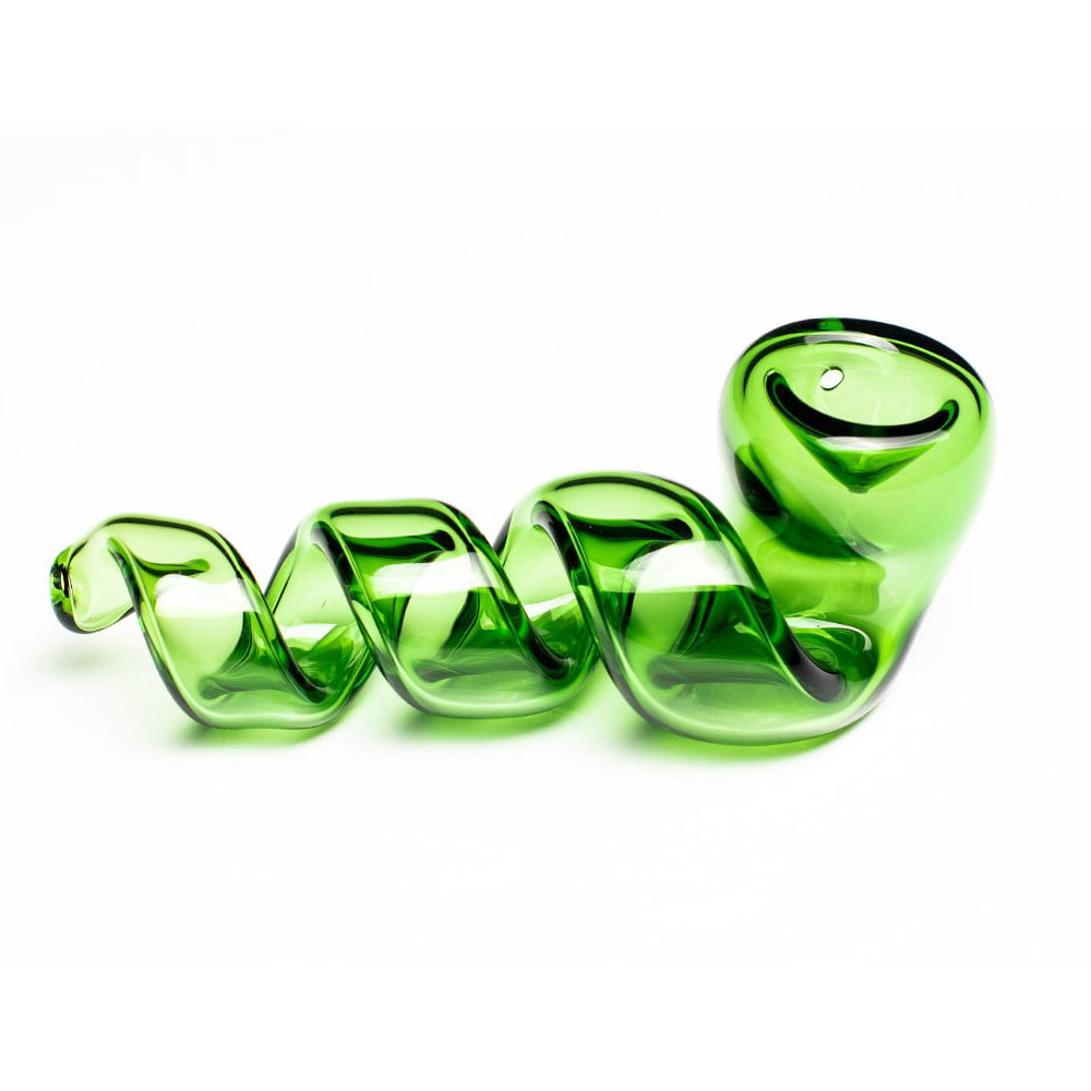 Fat Buddha Glass Pipe Twisted Pipe