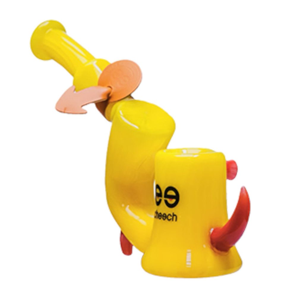 Cheech Glass Pipe Yellow The Colorful Horn Pipe