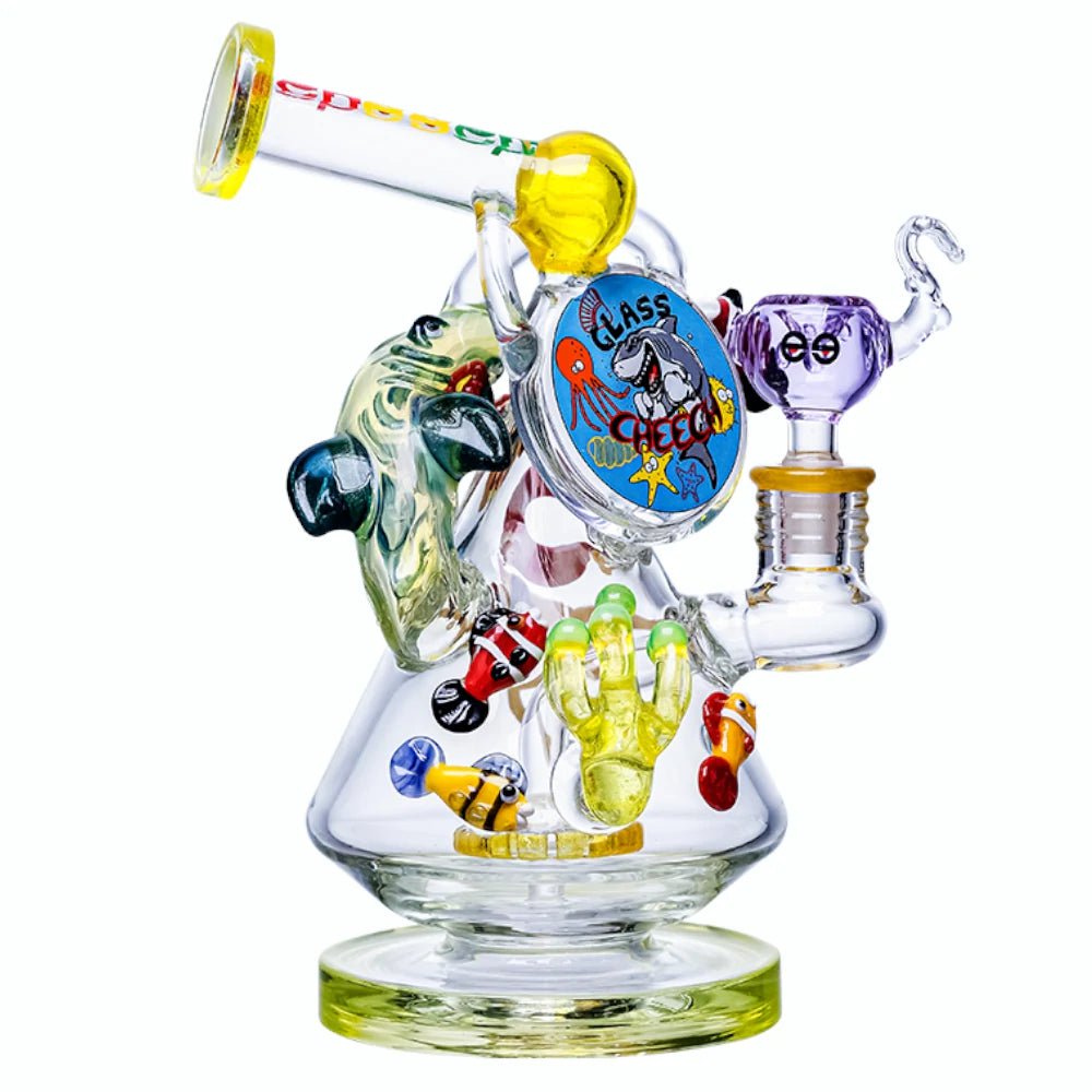 Cheech Glass Shark Attack Water Pipe