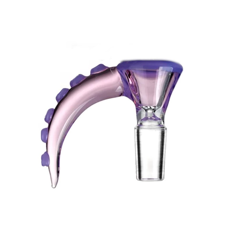 Fat Buddha Glass Tentacle Horn Bong Bowl