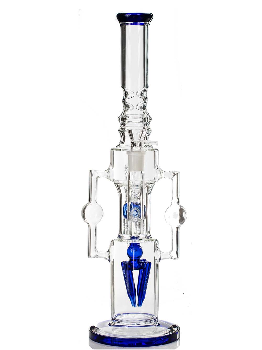 16" Trident Recycler Bong Fat Buddha Glass