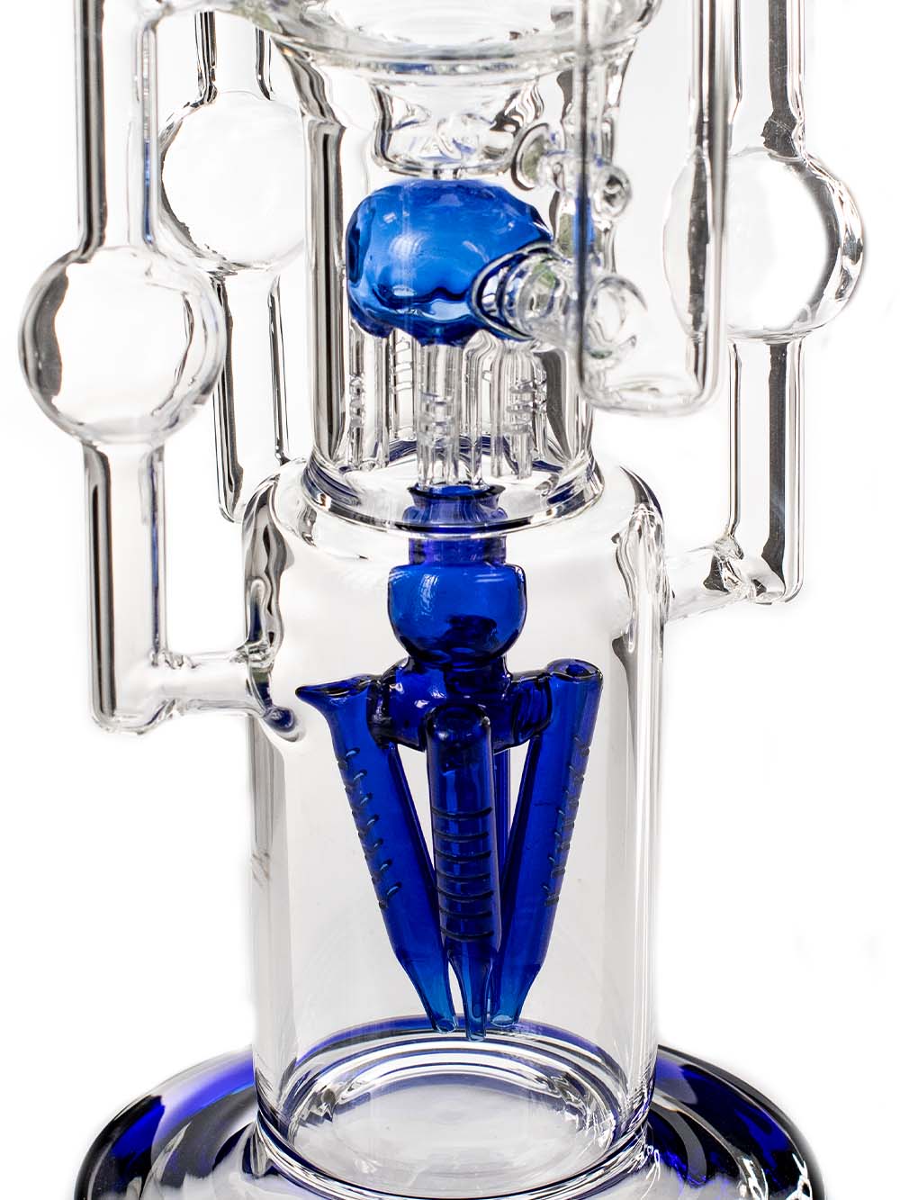 16" Trident Recycler Bong Fat Buddha Glass
