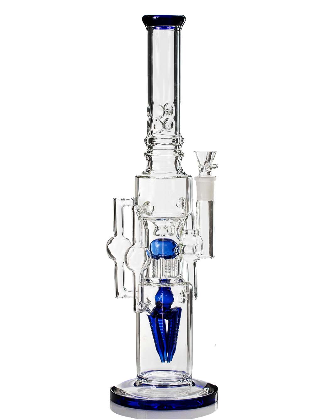 16" Trident Recycler Bong Fat Buddha Glass