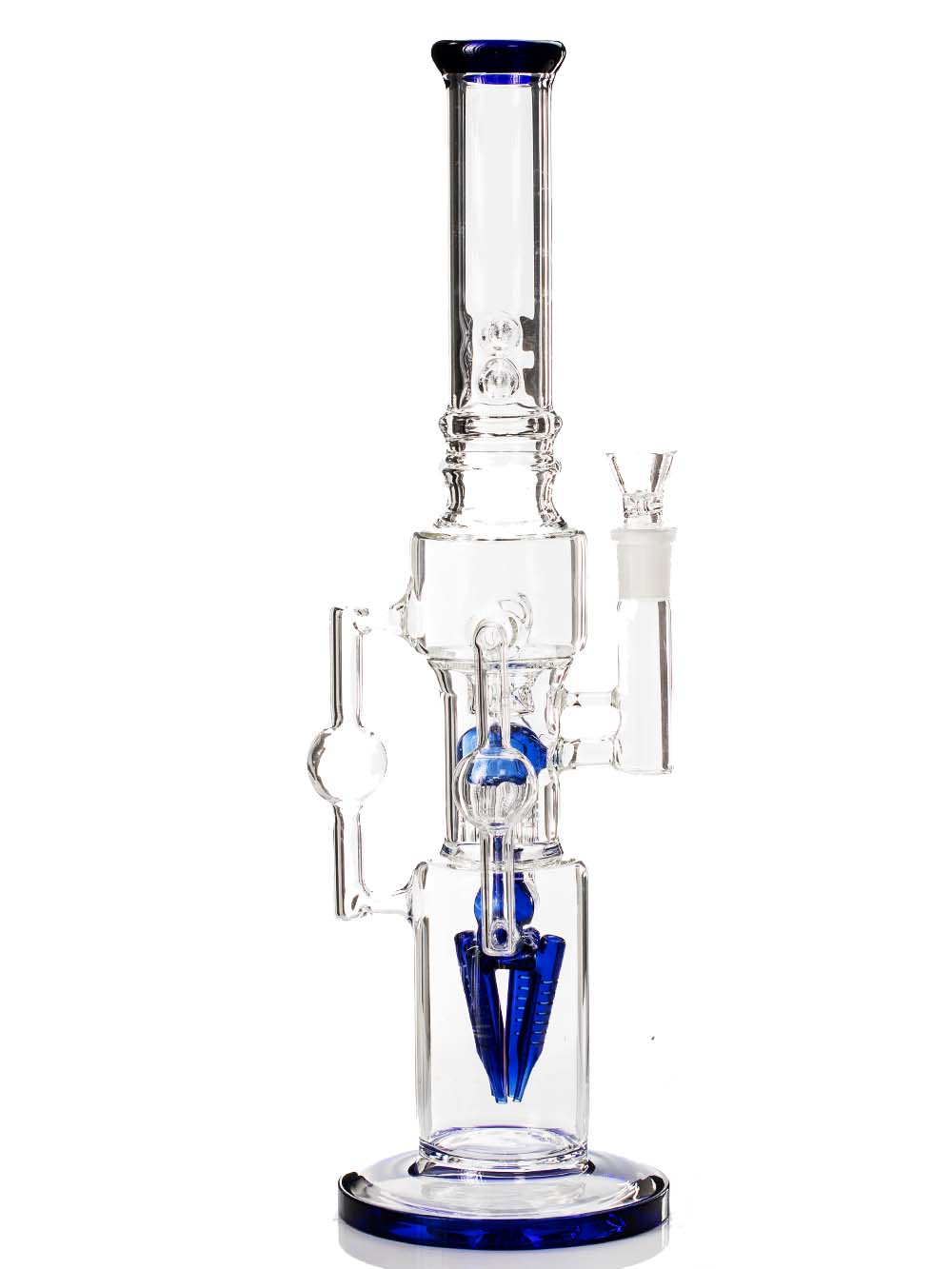 16" Trident Recycler Bong Fat Buddha Glass