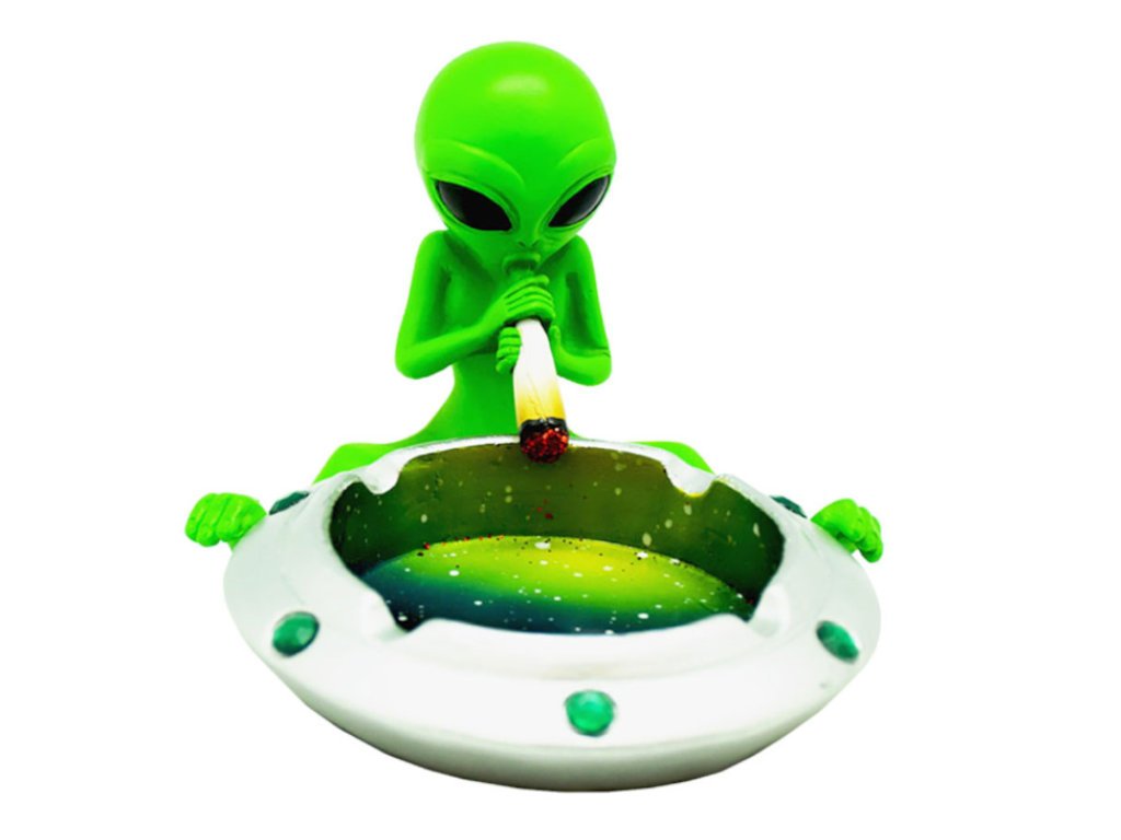 Alien Ashtray - Fat Buddha Glass