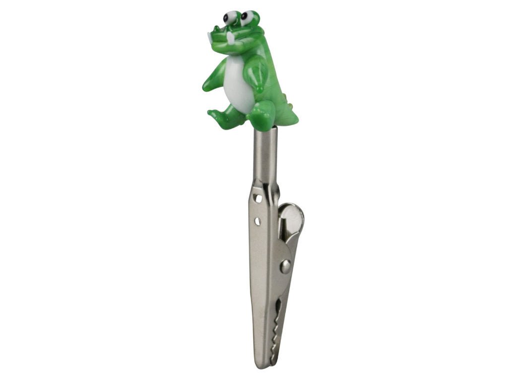 ONE- WOOD ROACH CLIP- '60's Classic - 4-INCH- Hand Crafted Hitter Alligator.