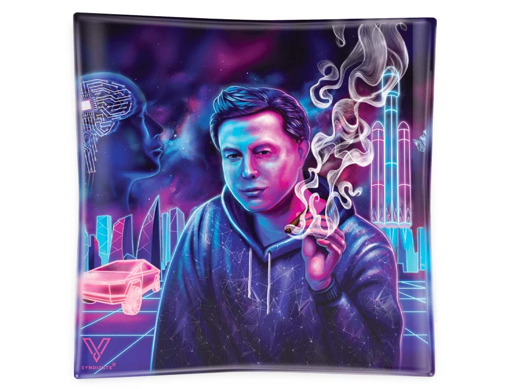 Space Xhale Ashtray Fat Buddha Glass