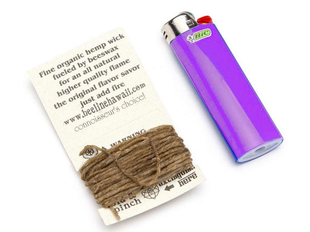 Bee Line Organic Hemp Wick 5 Pack Fat Buddha Glass