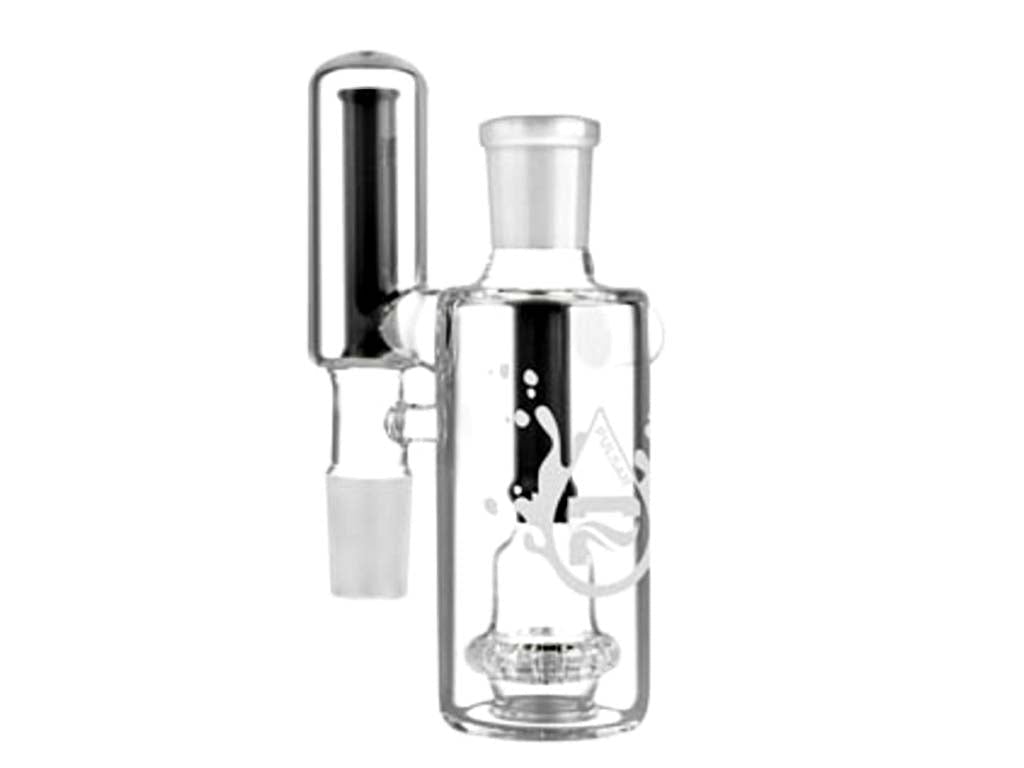 Black 14mm 90° Ash Catcher Fat Buddha Glass