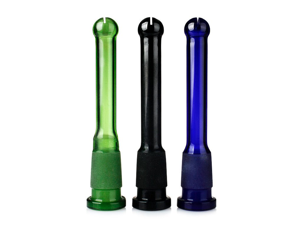 Fat Buddha Glass Accessories Black 4in Color Downstem