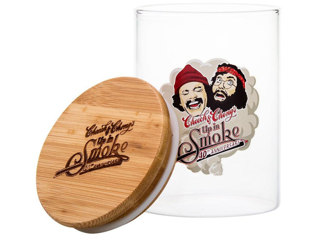 Cheech & Chong Stash Jar Fat Buddha Glass