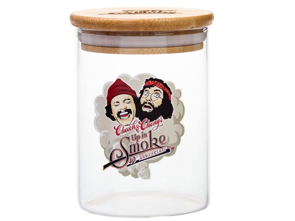 Cheech & Chong Stash Jar Fat Buddha Glass