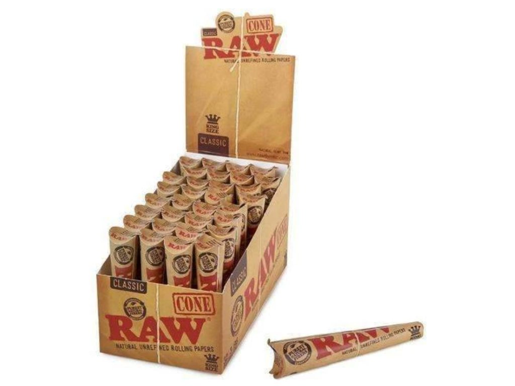 Classic King SIze Cones Raw Fat Buddha Glass