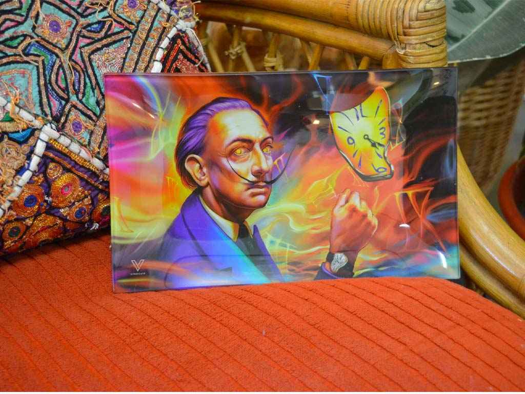 V Syndicate Accessories Dalirious Glass Rolling Tray