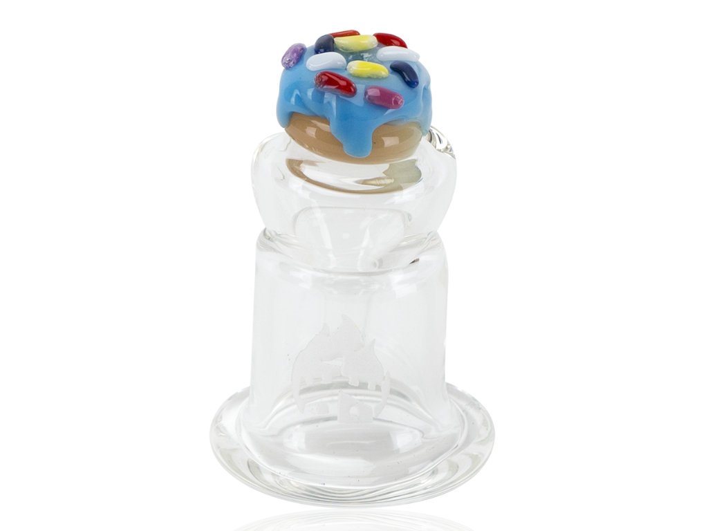 Donut Bubble Cap Fat Buddha Glass