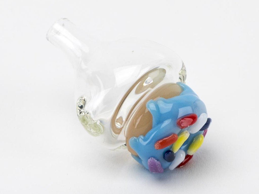 Donut Bubble Cap Fat Buddha Glass